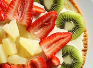 Tarte fraise kiwi ananas