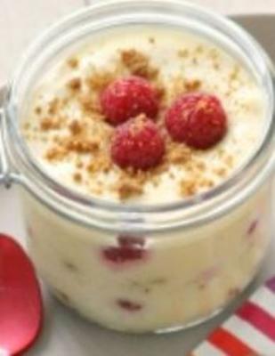 Verrines framboises tiramisu