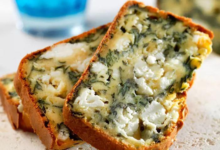 Cake feta epinards