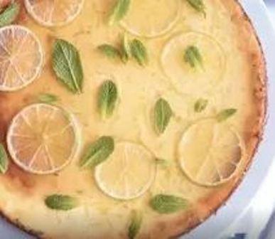 Cheesecake citron vert menthe