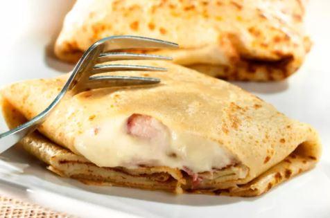 Crepe jambon comte